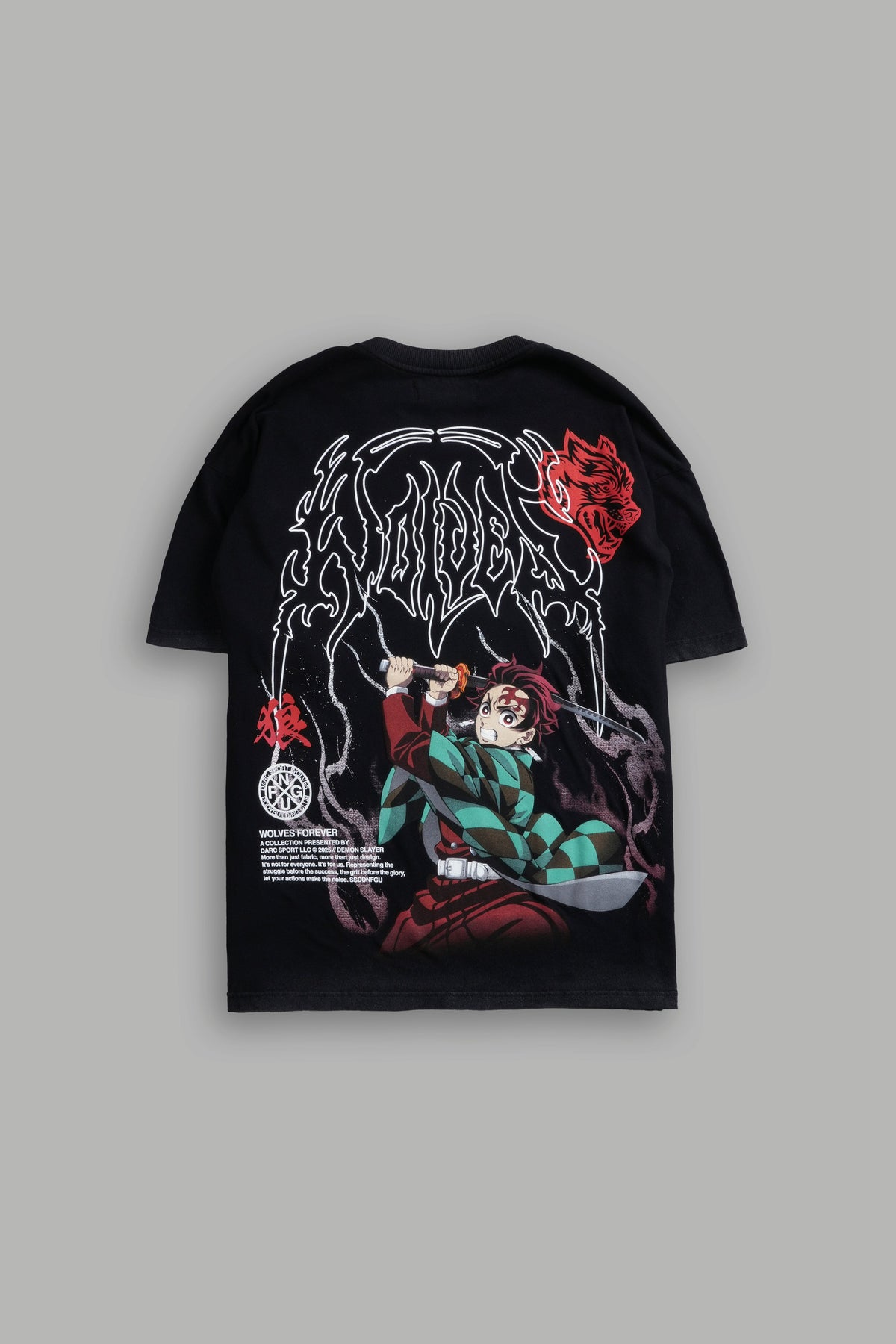 NFGU Tanjiro "Premium" Oversized Tee in Black