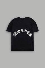 Chrome Wolf "Premium" Oversized Tee in Black