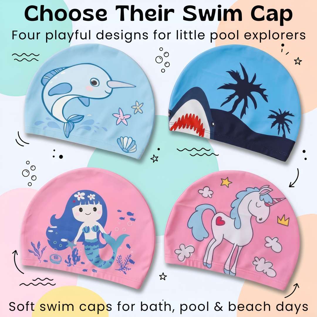 TibaToes™ Kids Swim Cap