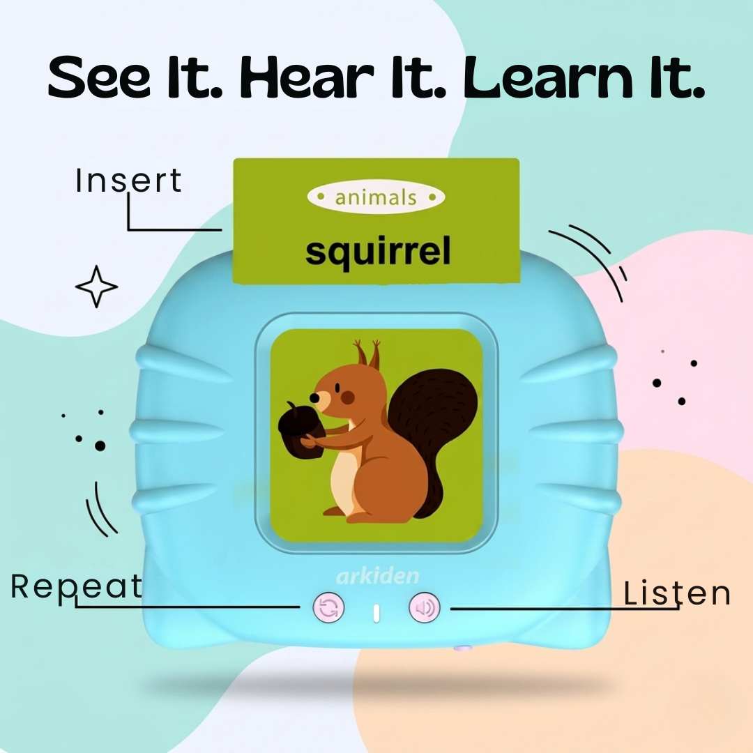 TibaToes™ Montessori Talking Flashcards