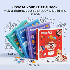 TibaToes™ MixFace Magnetic Story Puzzle
