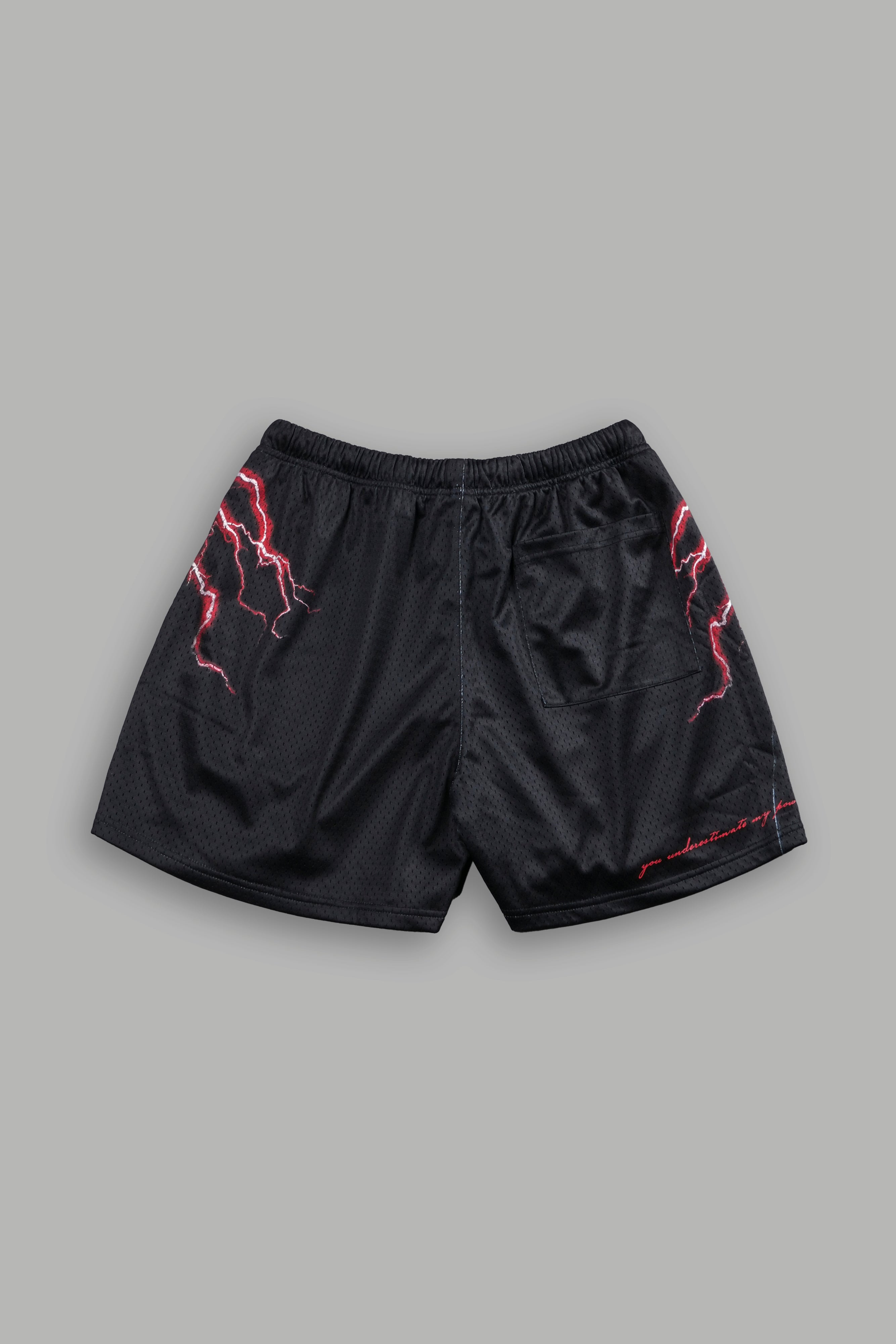 Kylo & Vader Mesh Shorts in Black