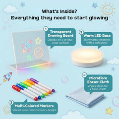 TibaToes™ GlowScribble Light-Up Drawing Board