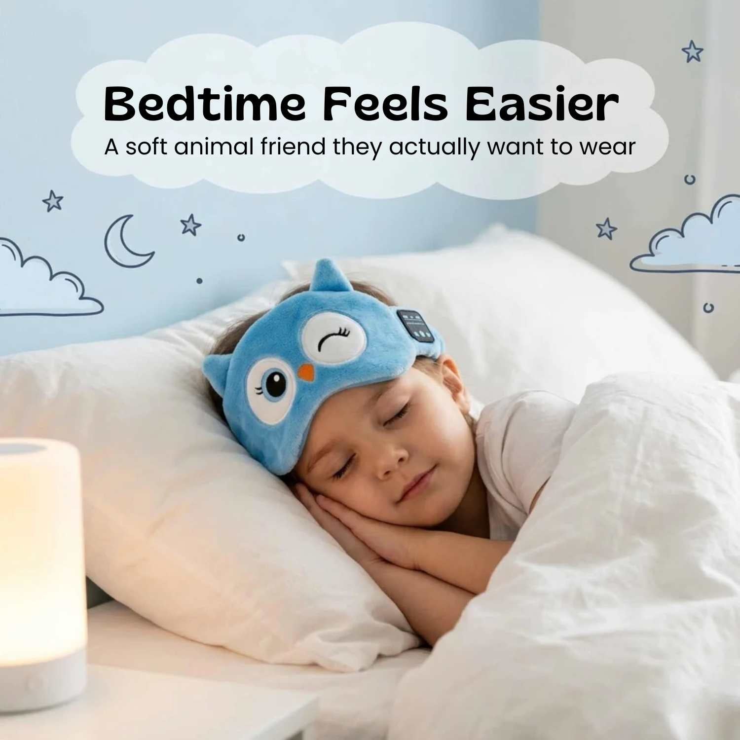 TibaToes™ CozyCritter Bluetooth Sleep Headband