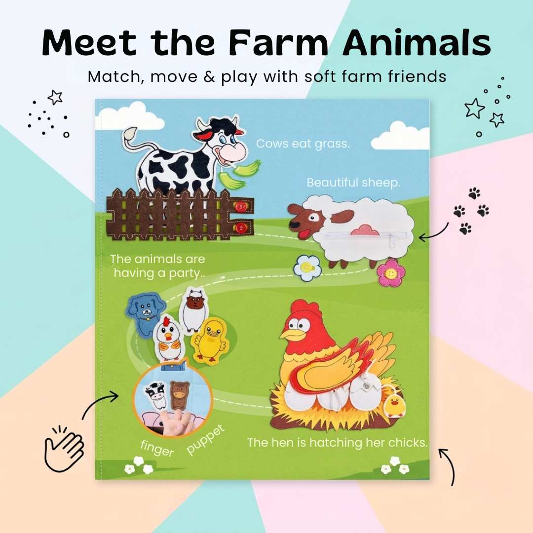 Limited Edition: Farm Friends Busy Board