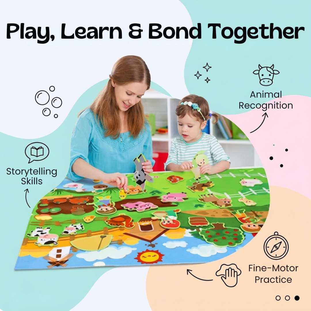 TibaToes™ StoryScape Felt Activity Board