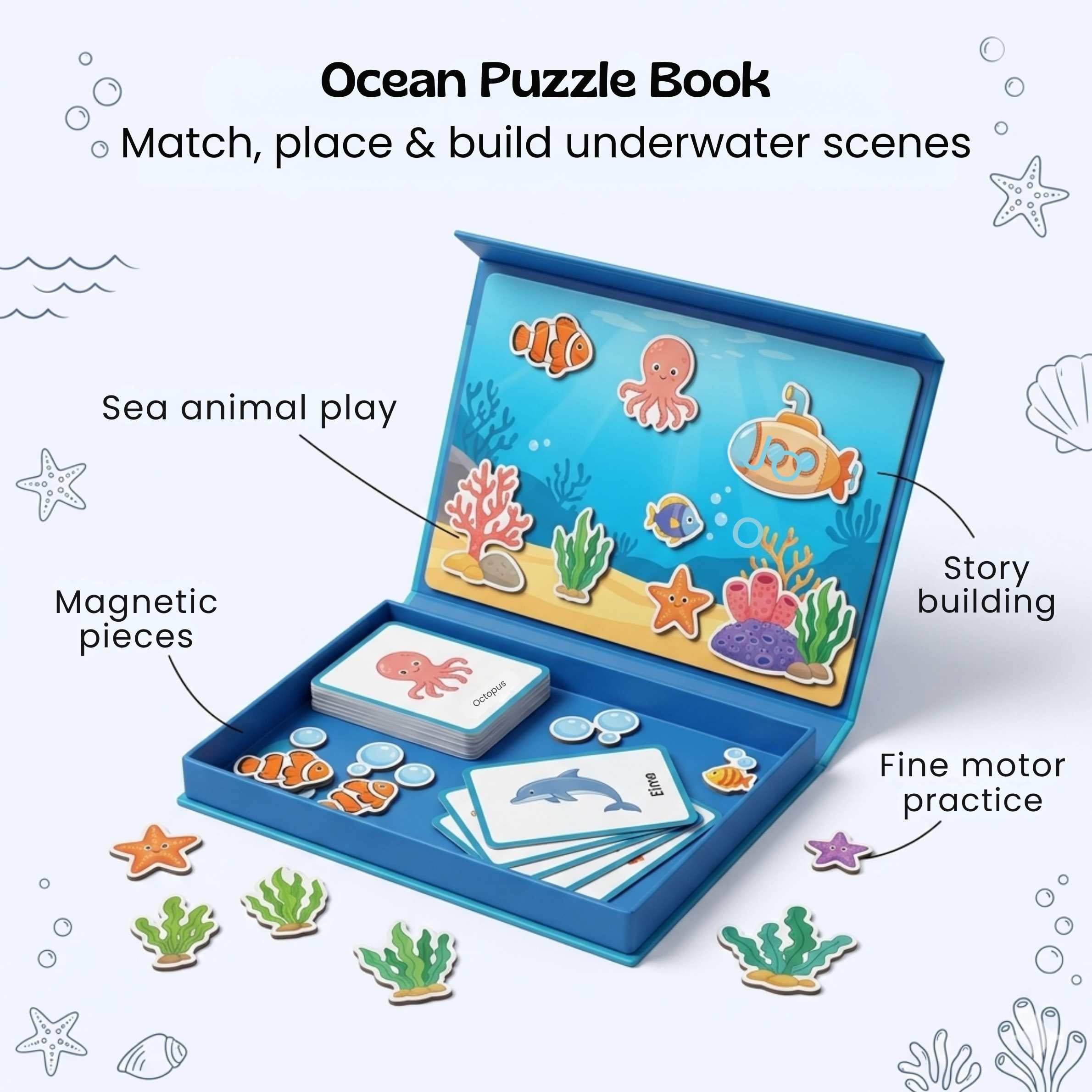 TibaToes™ MixFace Magnetic Story Puzzle
