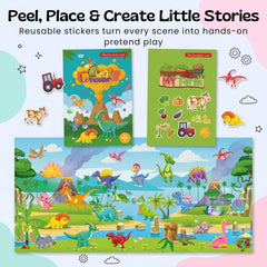 TibaToes™ MiniScene Reusable Sticker Book