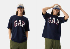 GAP Cotton Contrast Tee Navy