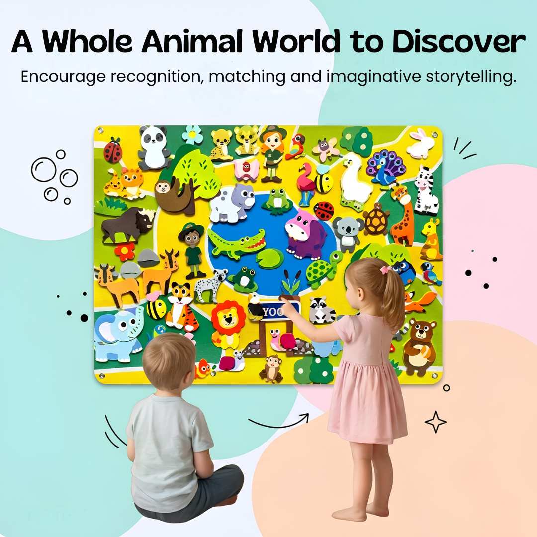 TibaToes™ StoryScape Felt Activity Board