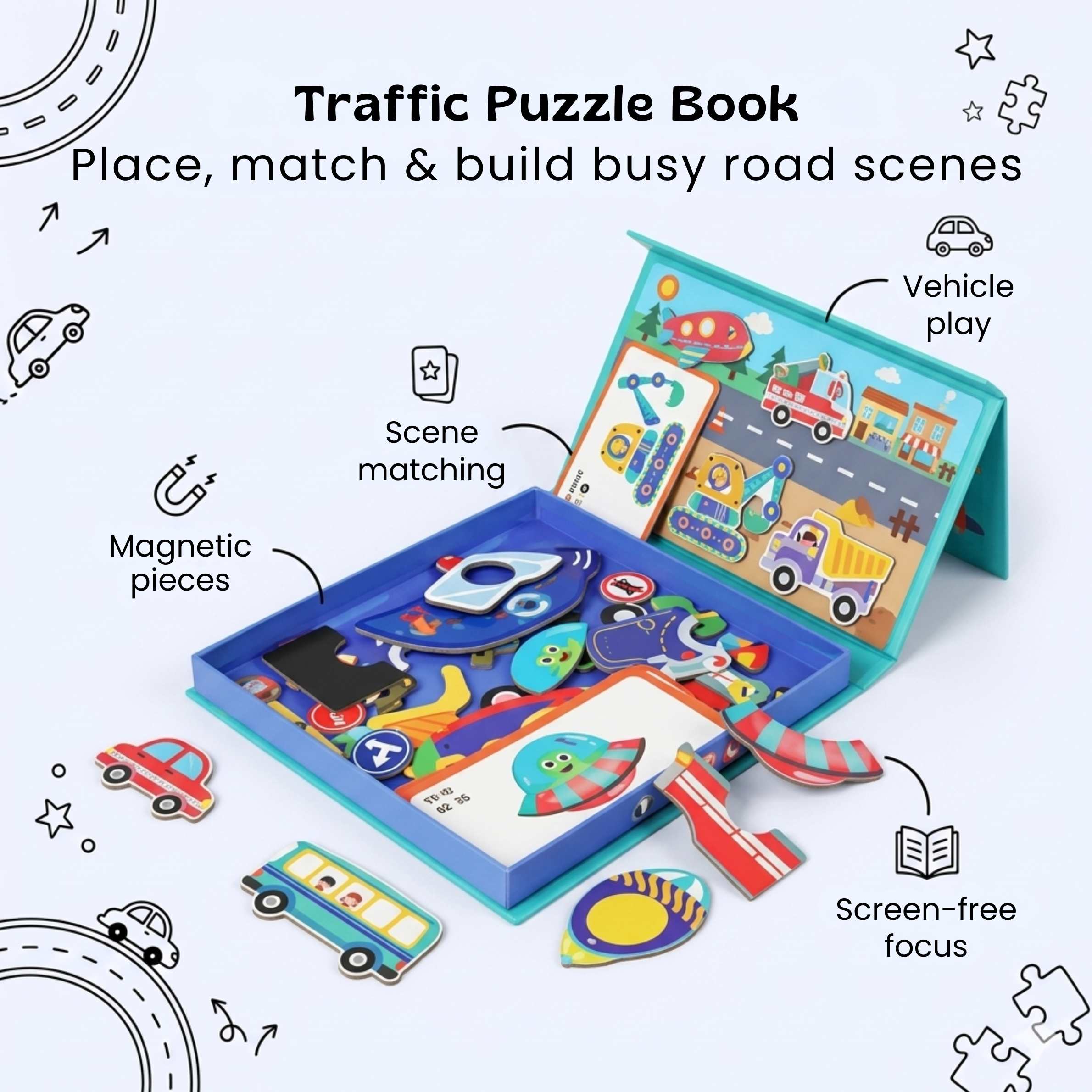 TibaToes™ MixFace Magnetic Story Puzzle
