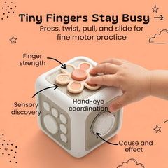 TibaToes™ Montessori Busy Cube