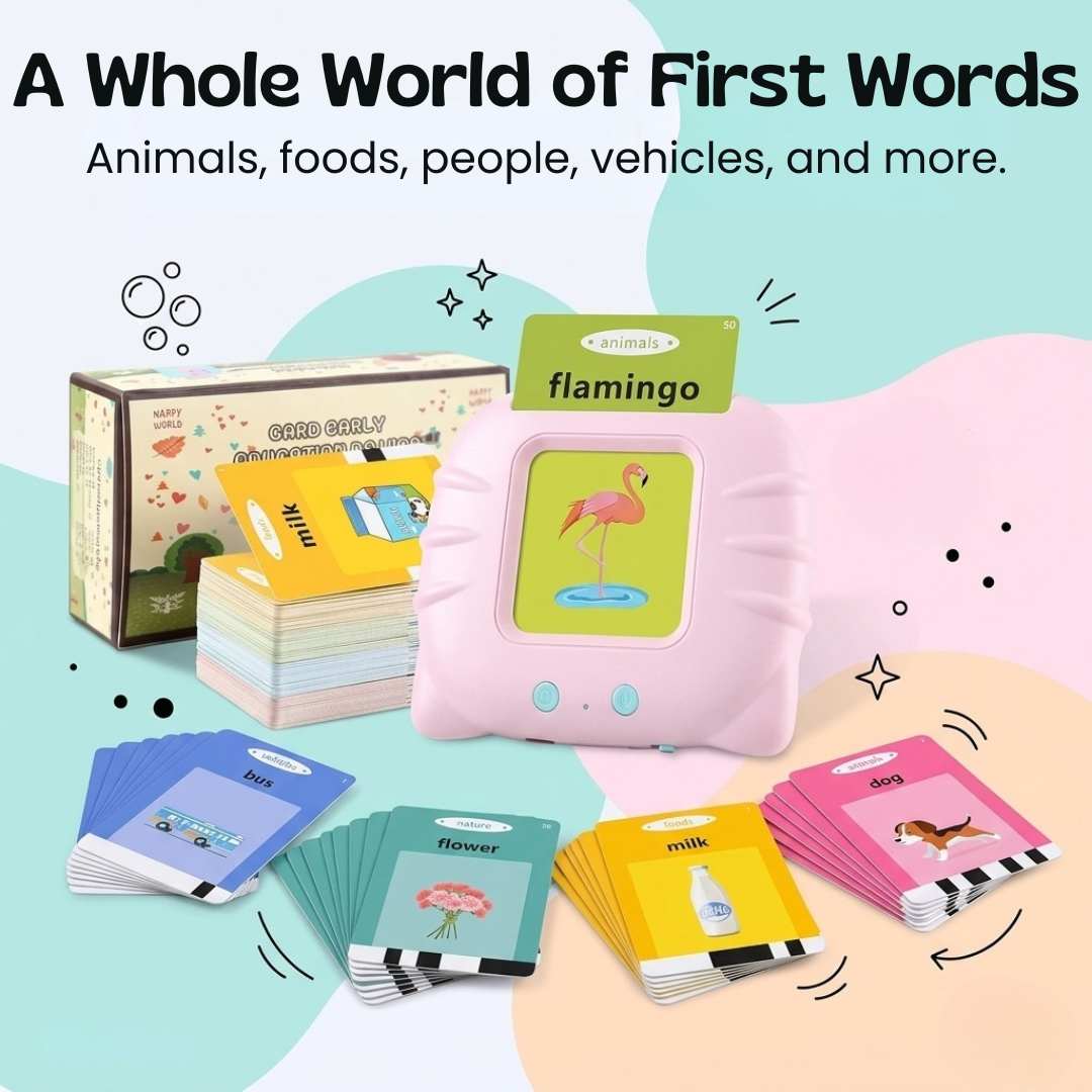 TibaToes™ Montessori Talking Flashcards