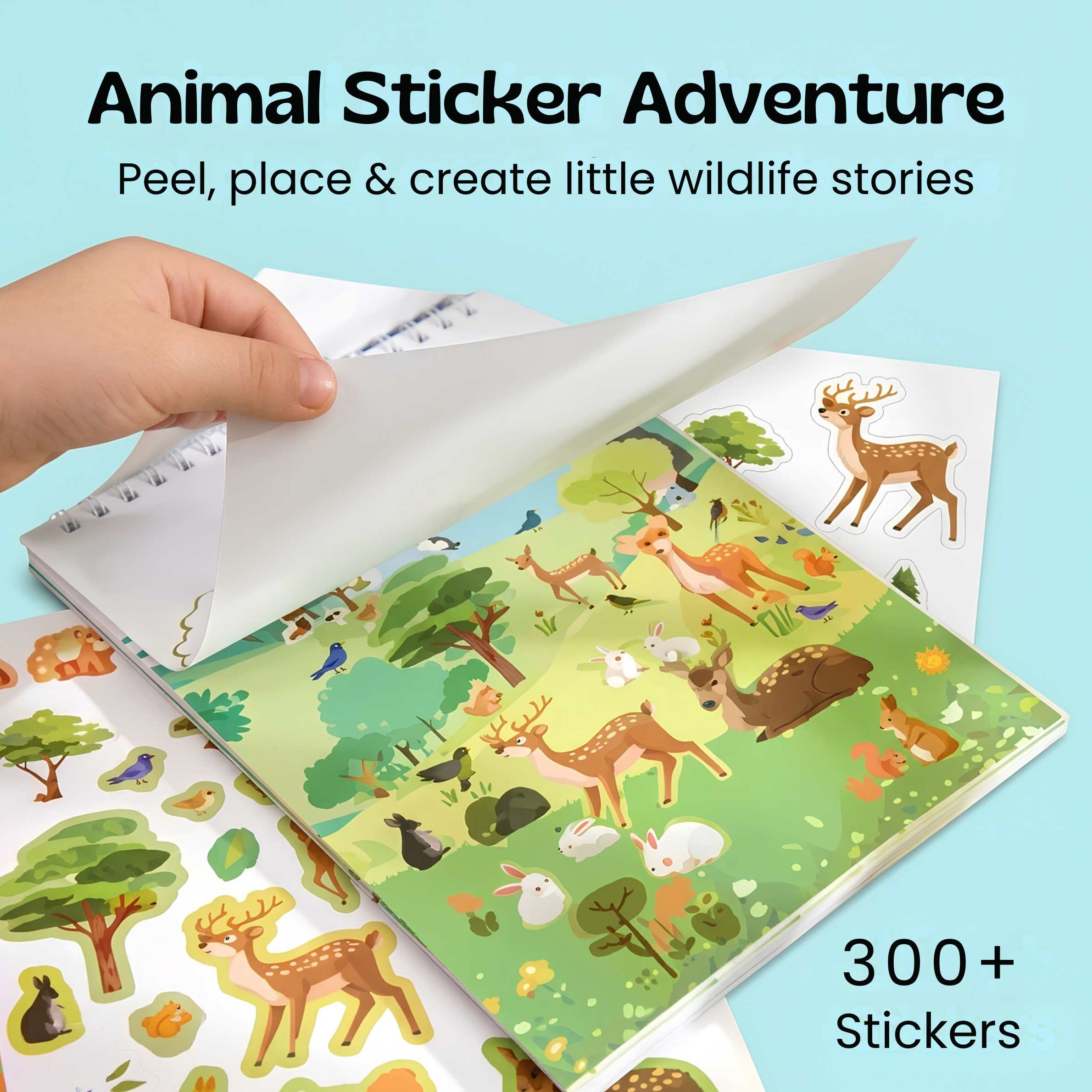 TibaToes™ WildScene Sticker Adventure Book