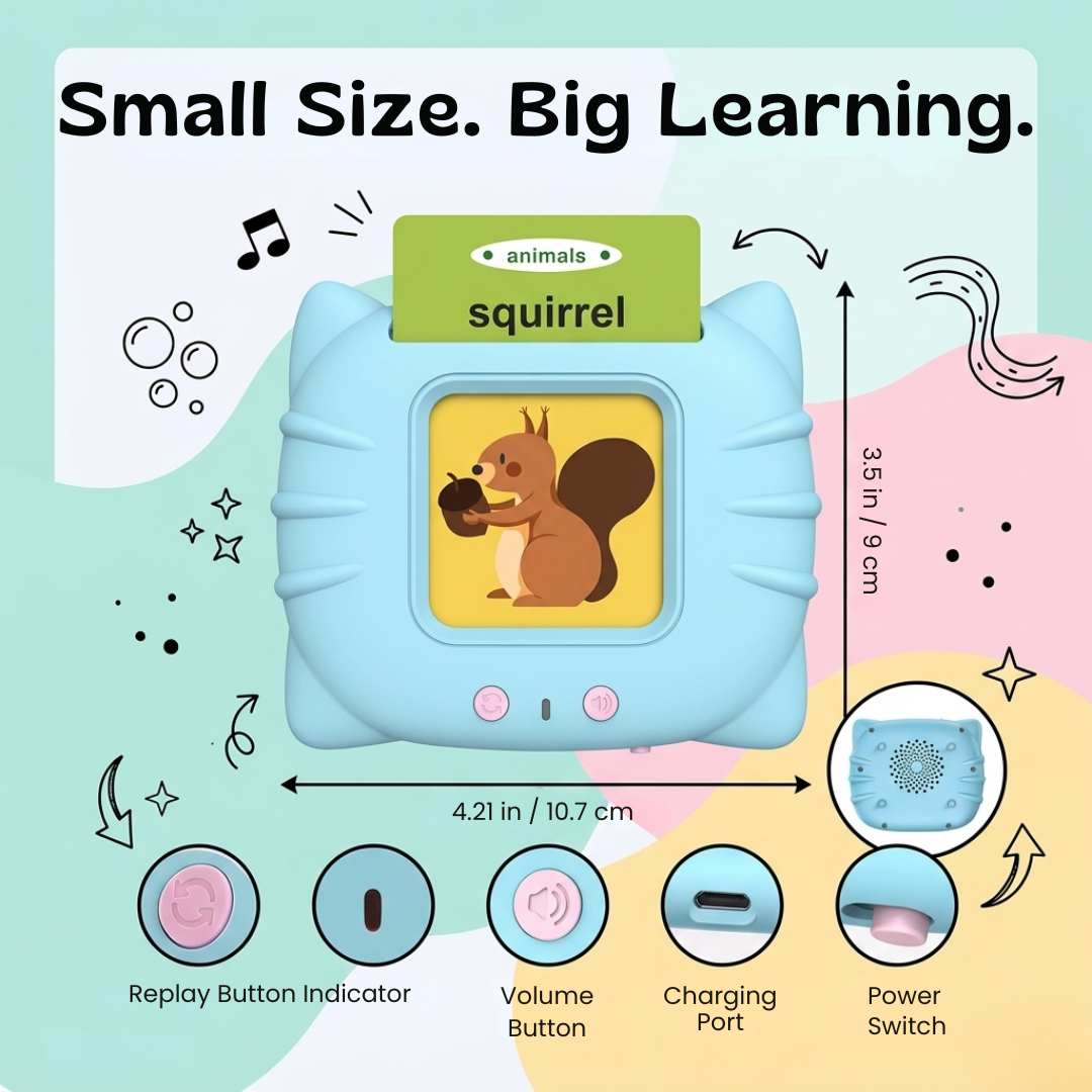 TibaToes™ Montessori Talking Flashcards