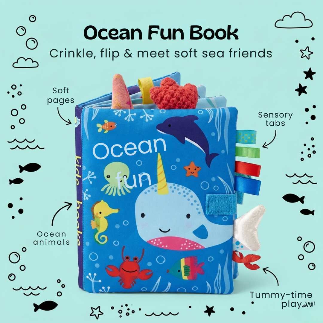 TibaToes™ Snuggle Stories Sensory Book