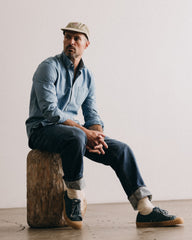 The Jack in Washed Indigo Oxford
