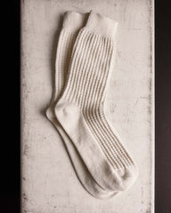 The Waffle Sock in Natural