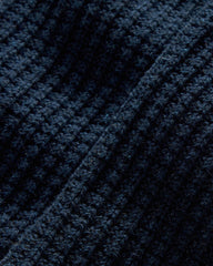 The Waffle Sock in Dark Navy