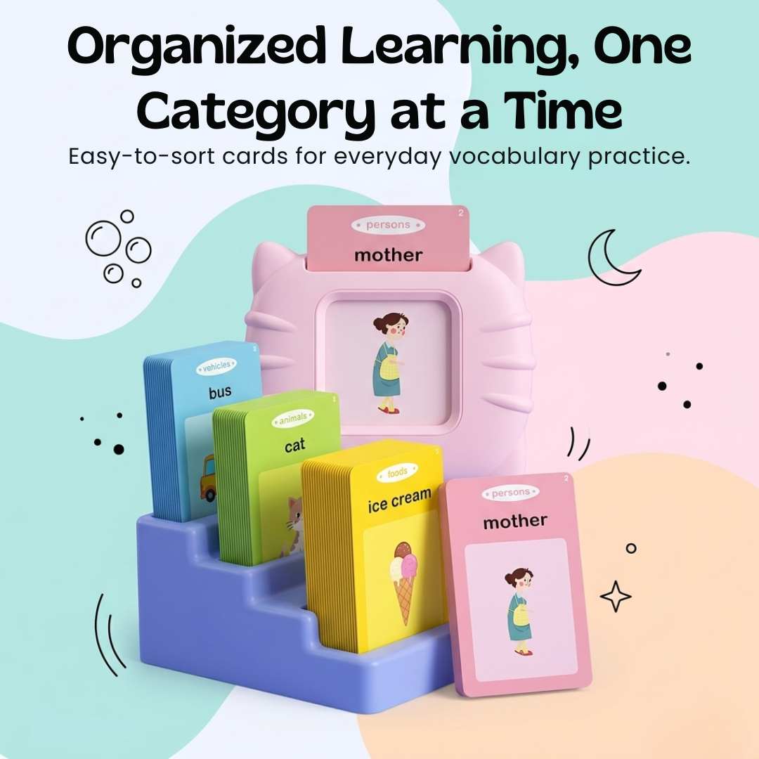 TibaToes™ Montessori Talking Flashcards
