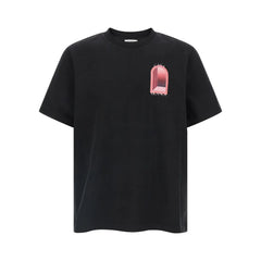 Casablanca Black & Pink Arches Short Sleeve T‑Shirt