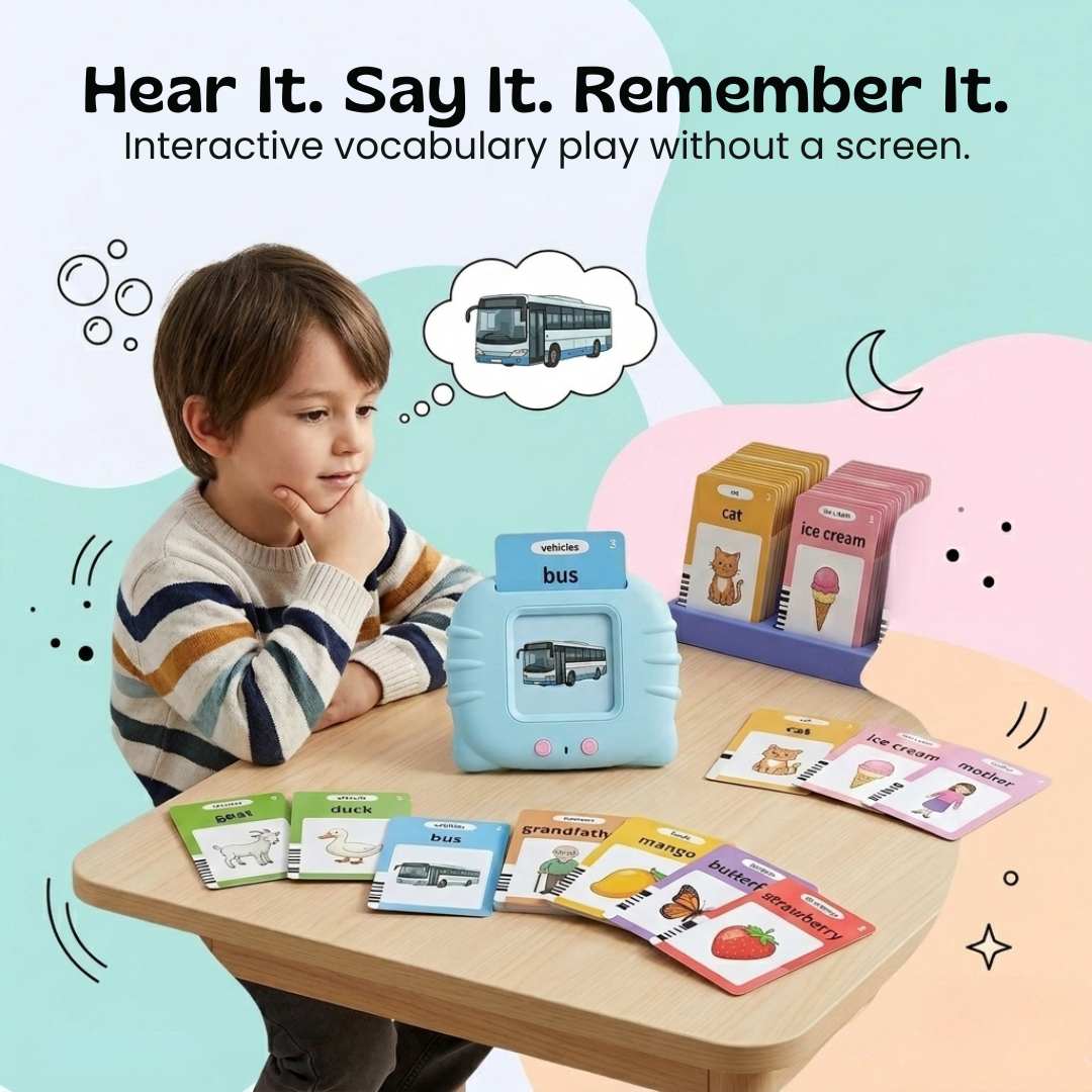 TibaToes™ Montessori Talking Flashcards