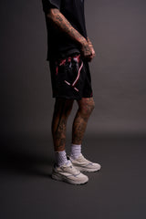 Kylo & Vader Mesh Shorts in Black
