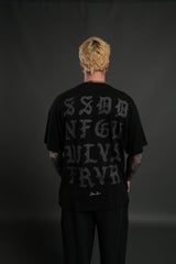 Stone Code "Premium" Oversized Tee in Black
