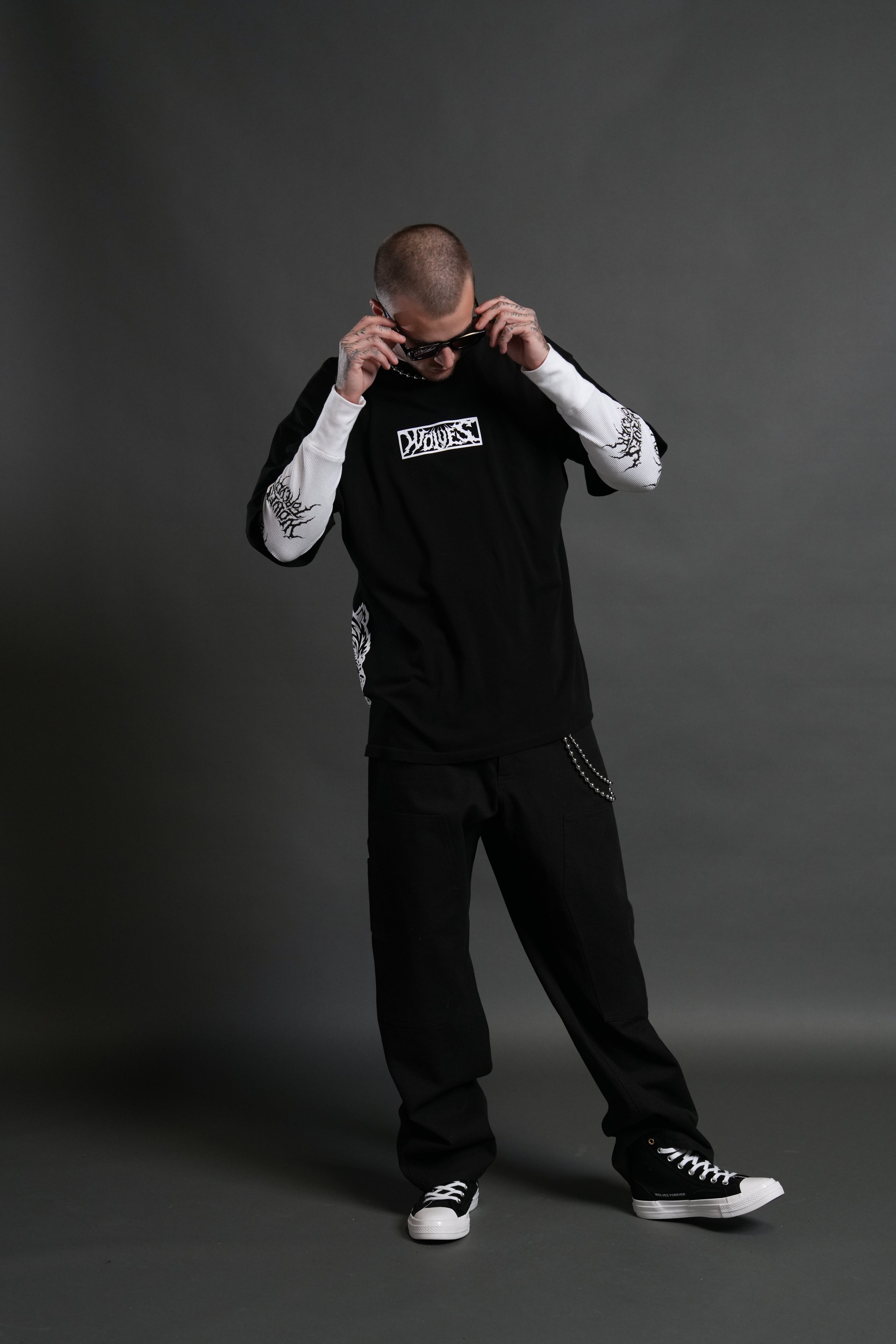 Darc Hunter "Premium" Oversized Tee in Black