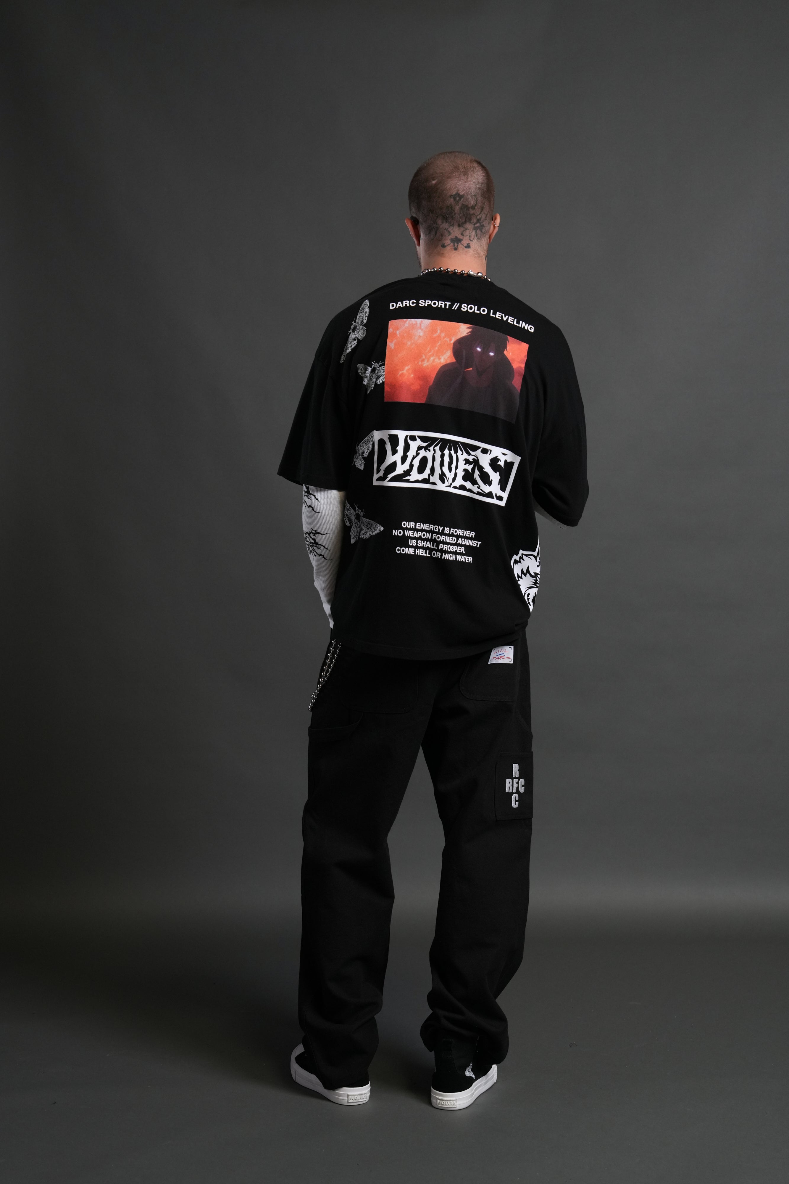 Darc Hunter "Premium" Oversized Tee in Black