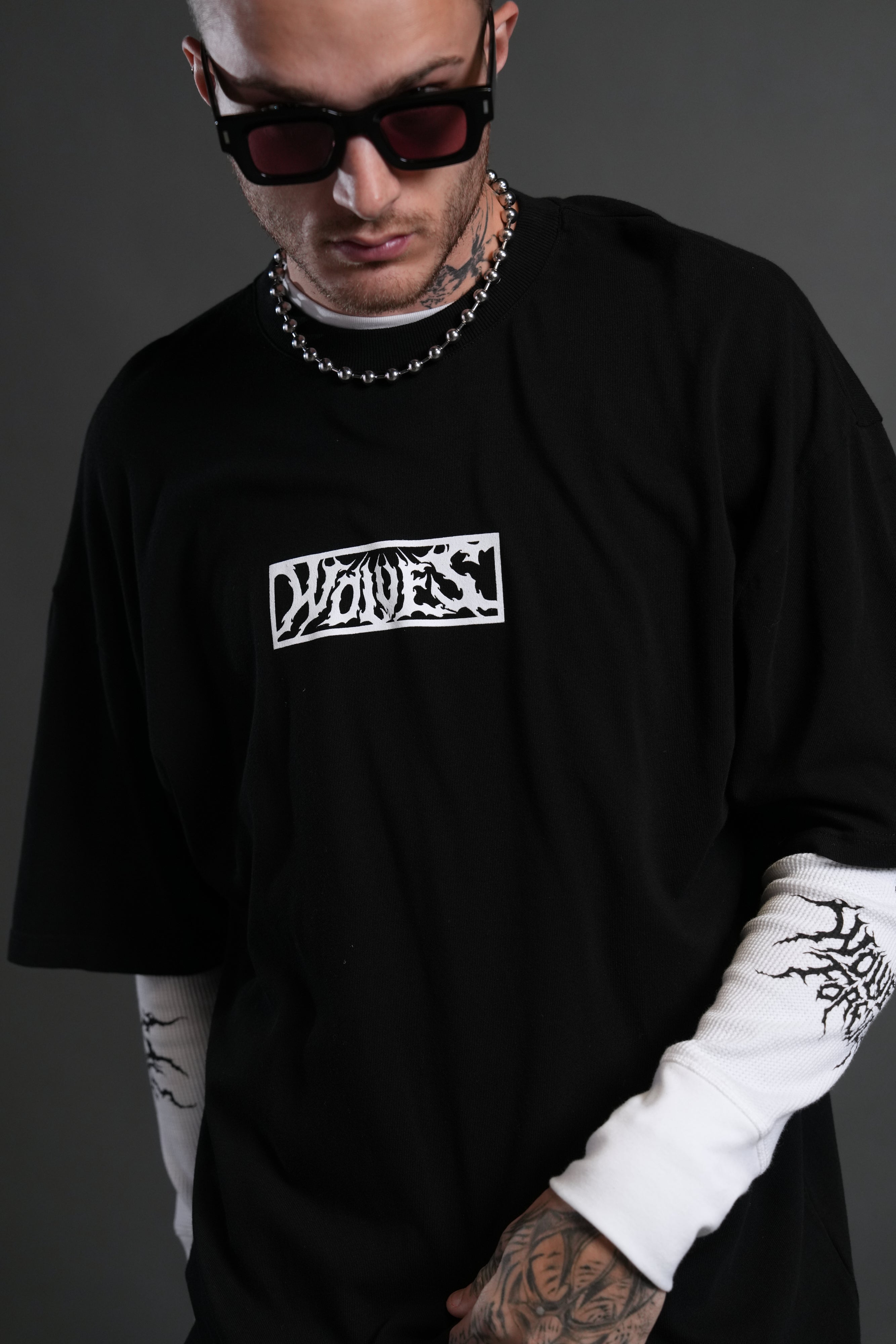 Darc Hunter "Premium" Oversized Tee in Black