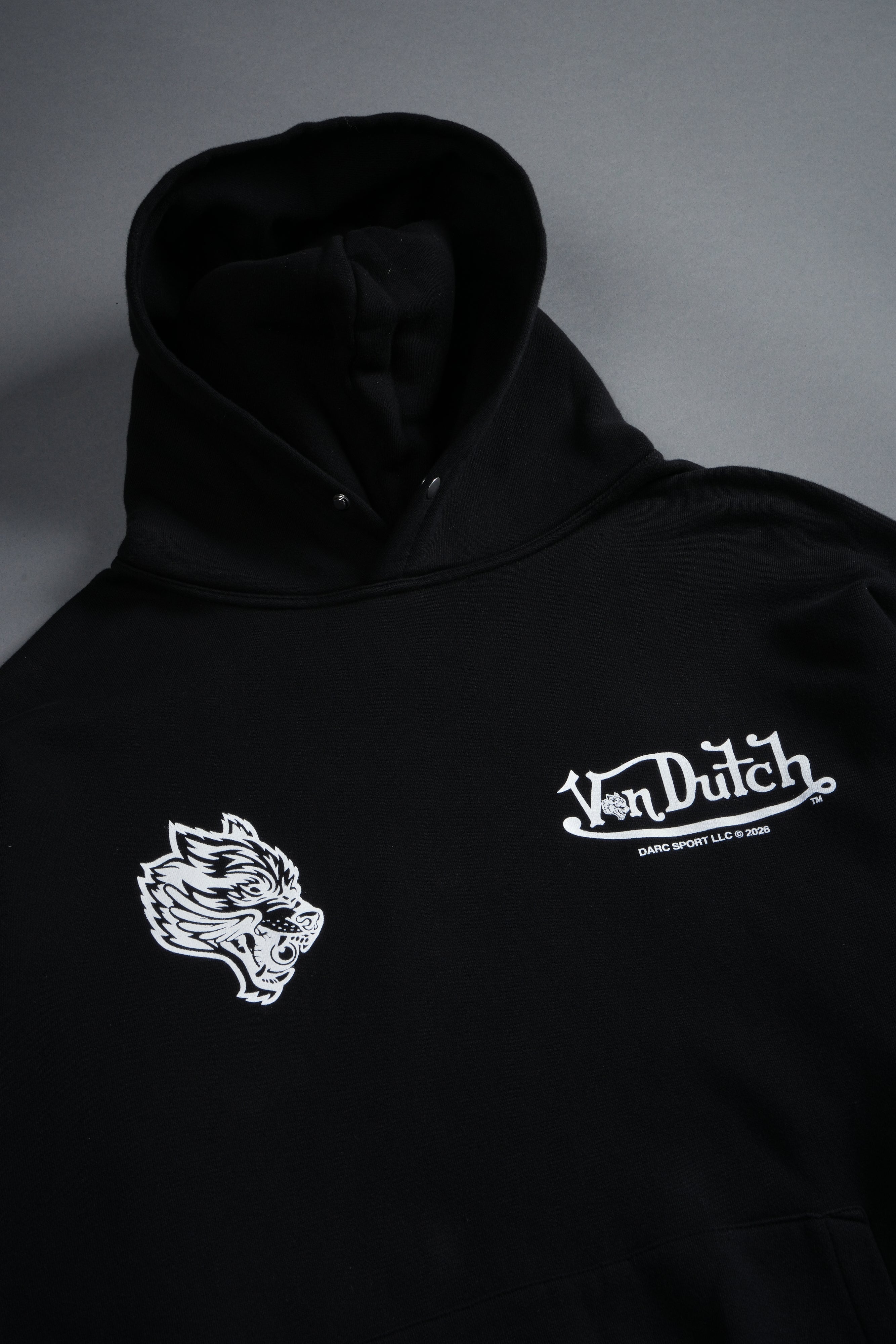Von Wild Unisex "Pierce" Hoodie in Black