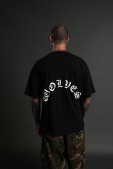 Chrome Wolf "Premium" Oversized Tee in Black
