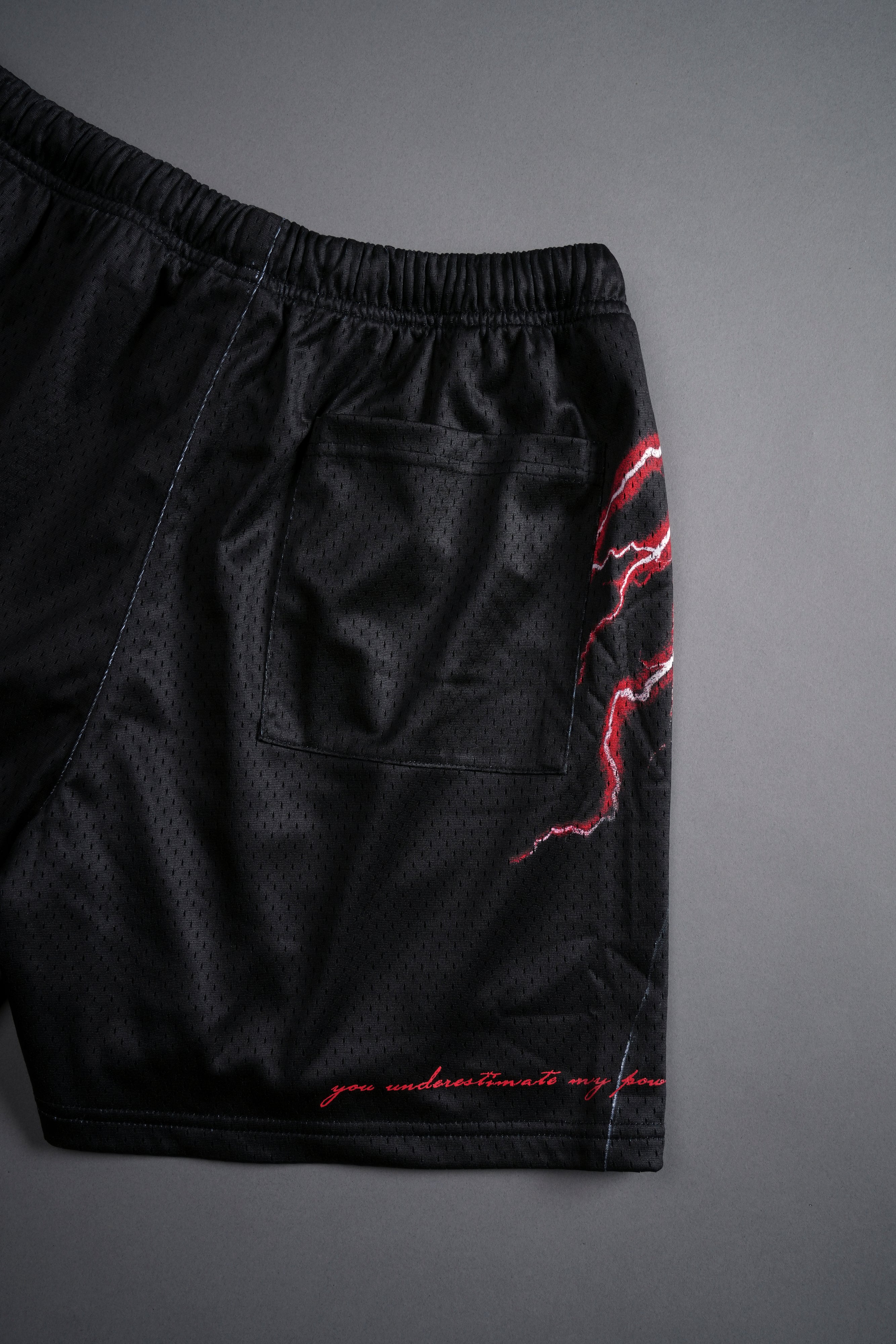 Kylo & Vader Mesh Shorts in Black