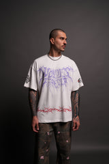 Drip Hesh "Premium" Oversized Tee in Cream