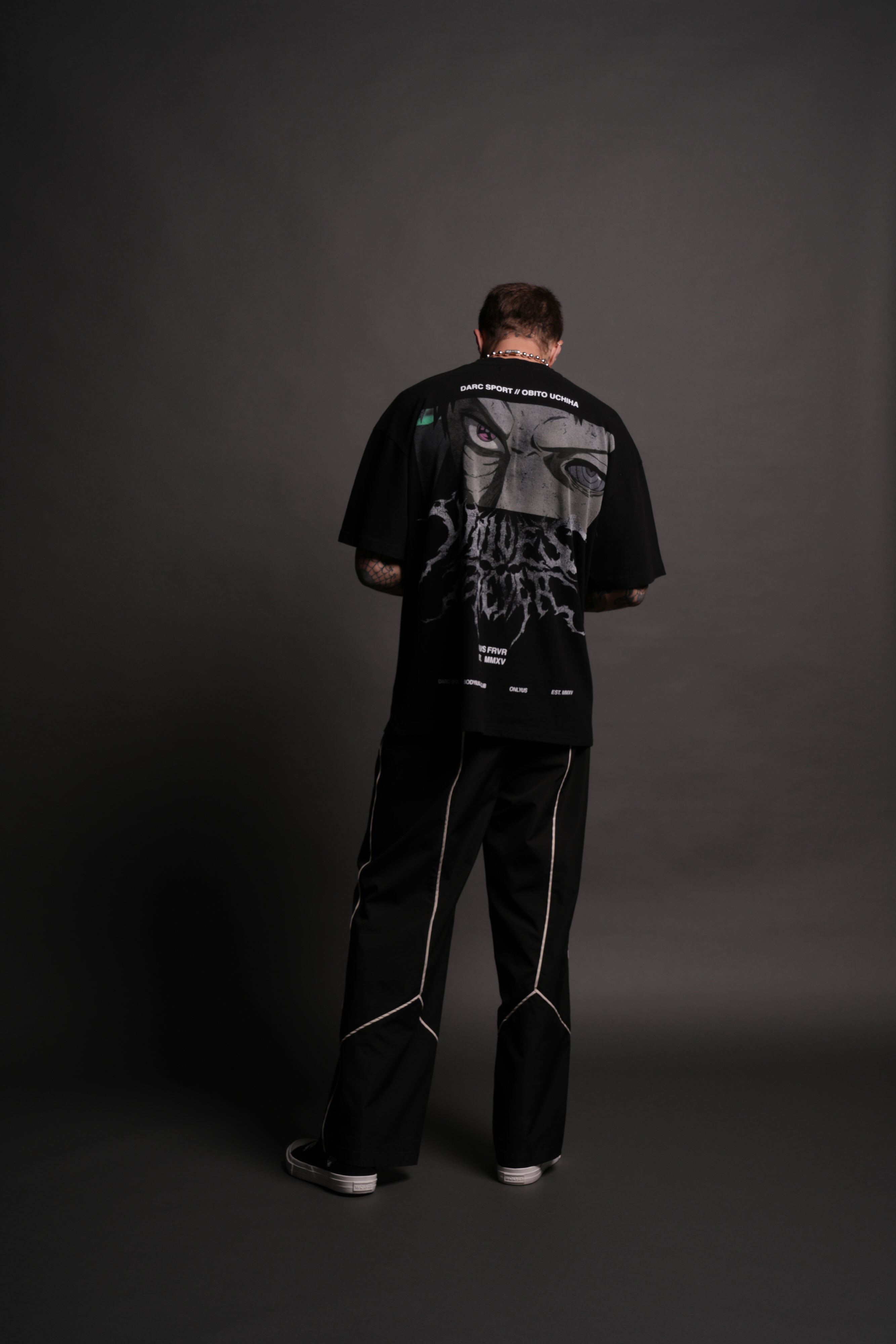His Resolve "Premium" Oversized Tee in Black