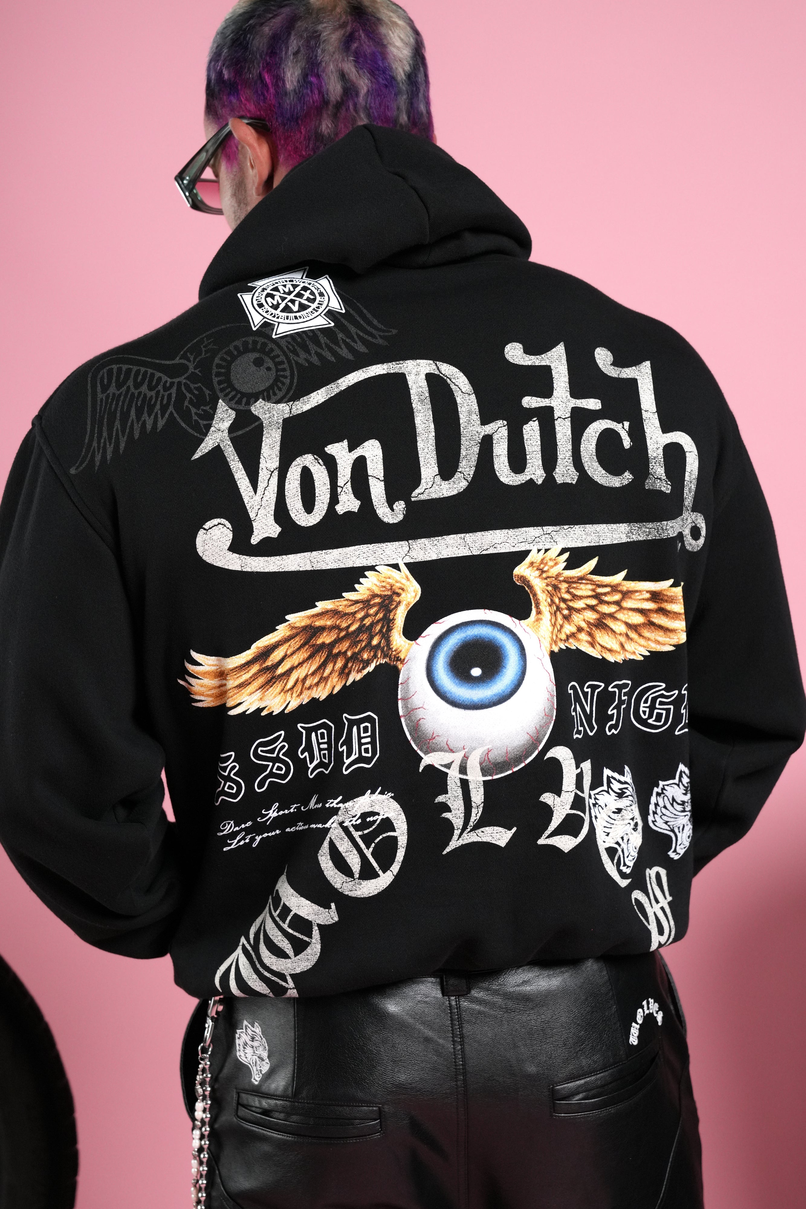 DSVD NFGU "Pierce" Hoodie in Black
