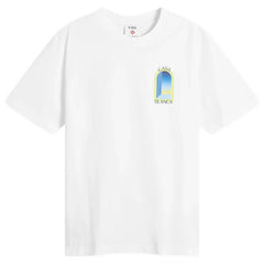 Casablanca White & Lime Arches Short Sleeve T‑Shirt