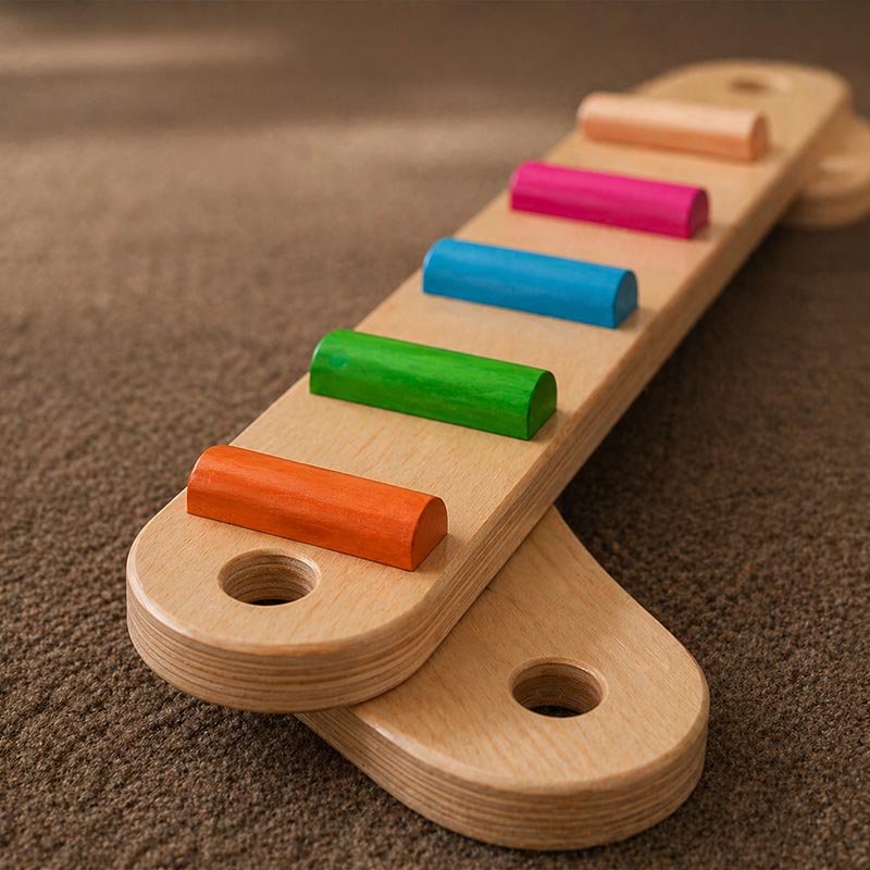 Montessori Balance Beams & Stones