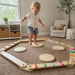 Montessori Balance Beams & Stones