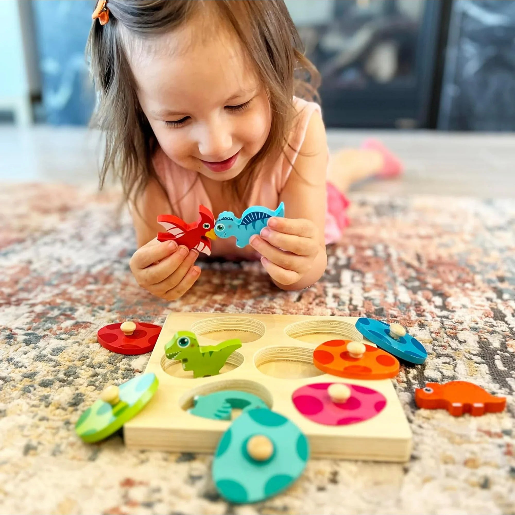 Montessori Dino Hatch and Match
