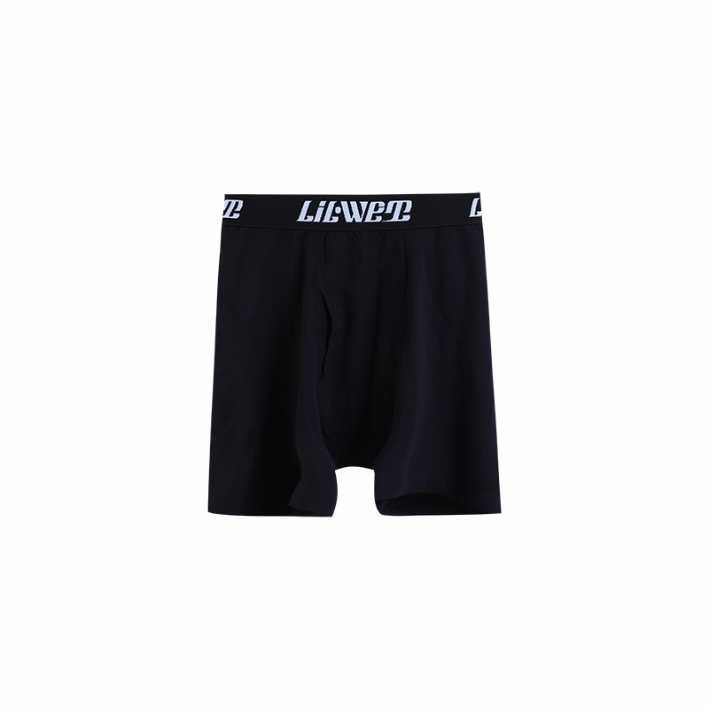 LILWET Basic Transparent Logo Modal Silk Smooth Men's and Women's Comfortable Simple Flat Corner Underwear