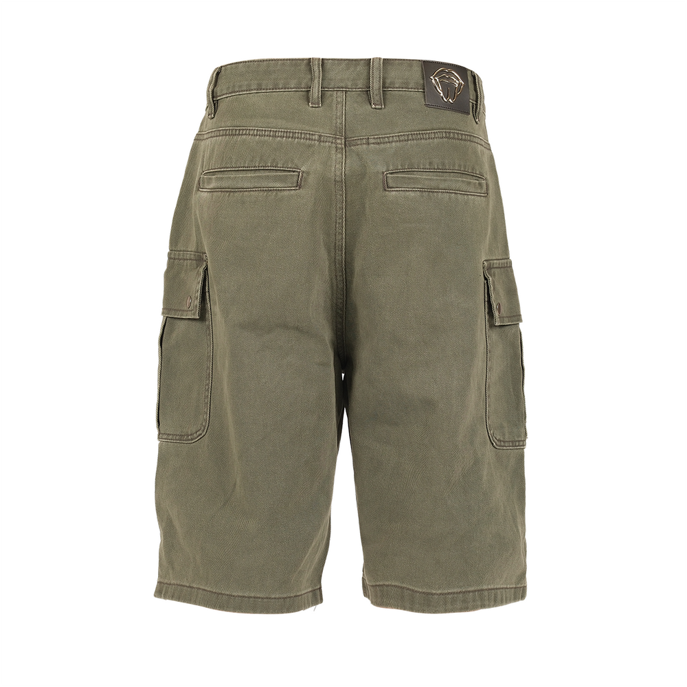 THEWET 2025SS Spring/Summer American Retro Military Green Work Shorts Casual Loose Middle Pants