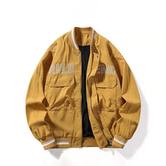 NASA联名美式麂皮绒棒球服男vintage春秋大码飞行员外套情侣夹克 (17)