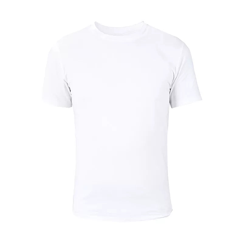 THEWET American 260g solid color slim fit base elastic skin friendly sports fitness casual round neck T-shirt short sleeved