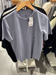Cheng Yi endorses Gap men's and women's 2026 summer new moisture absorbing quick drying round neck short sleeved T-shirt 854282