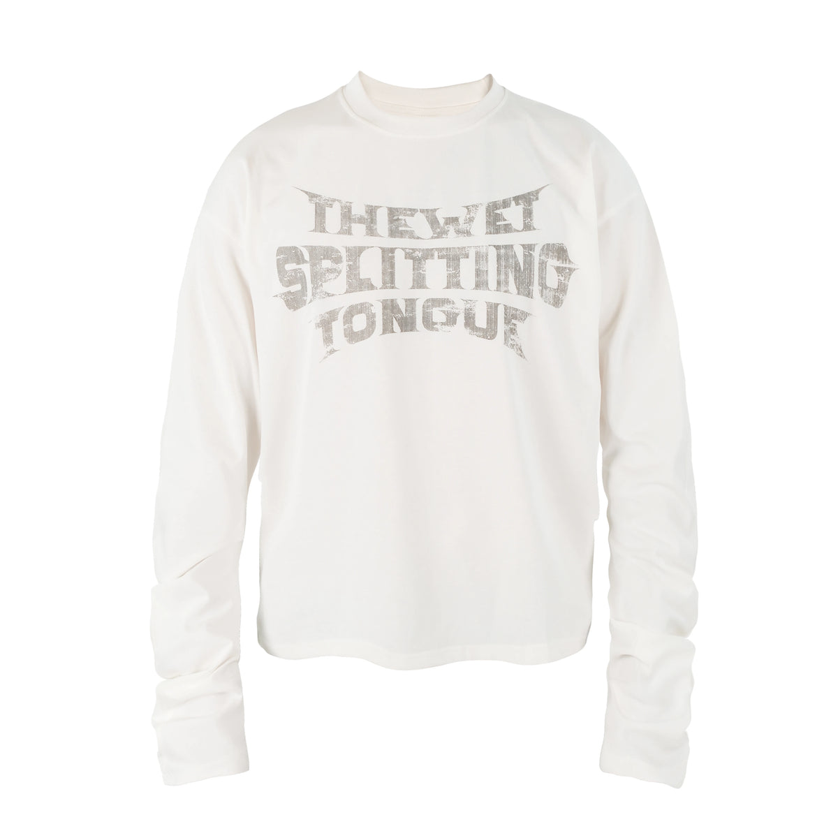 THEWET 2026 American Street Letter Printed Logo Curved Knife Camouflage Long Sleeve Daily Casual Interior Long Tee