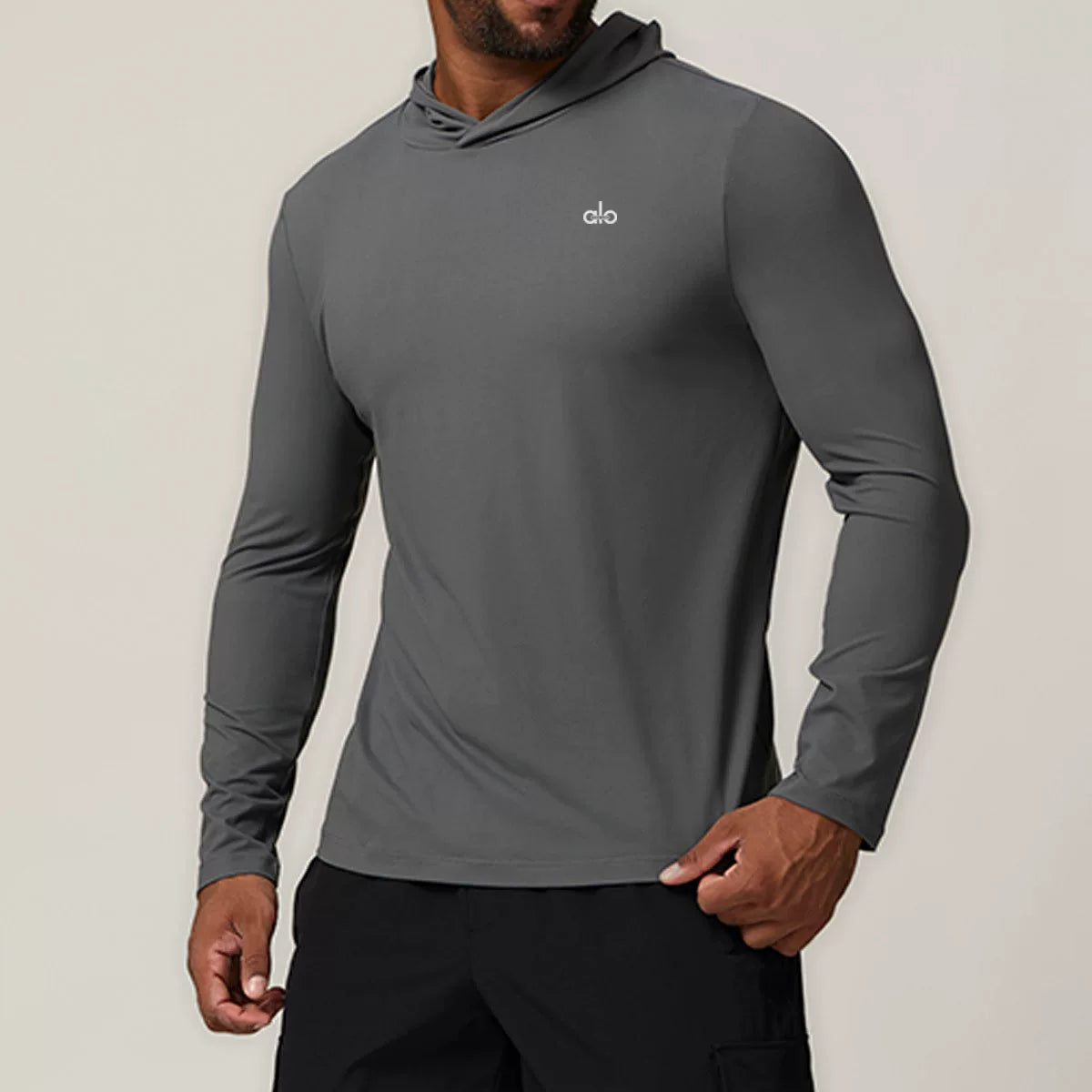 ALO Running Hooded Shirt