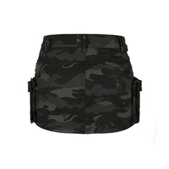 LILWET GIRL American Retro Summer Hot Girl Half body Bag Hip Skirt Camouflage Work Clothes Detachable Short Skirt