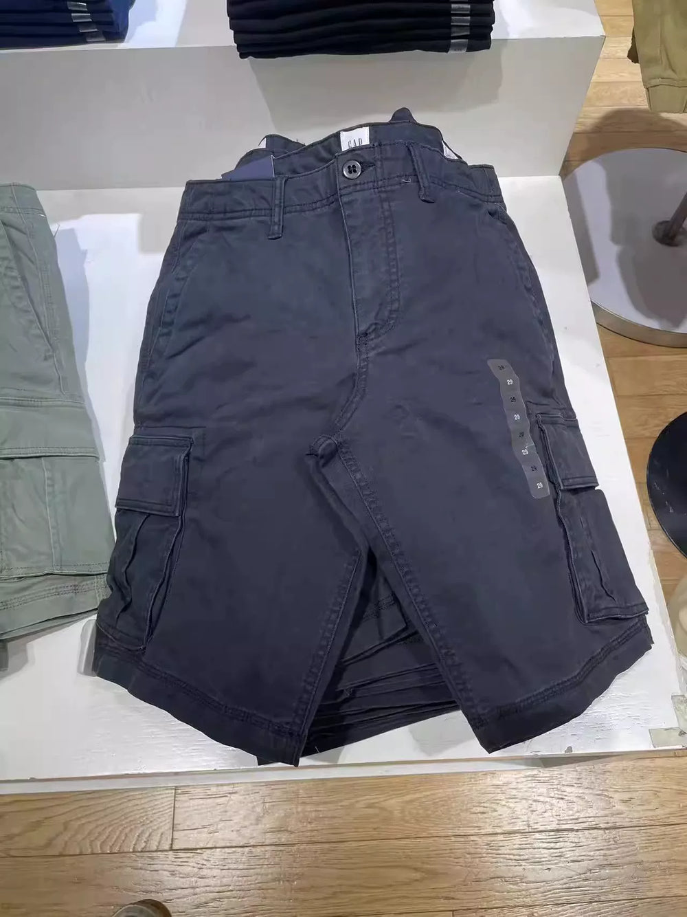 成毅代言Gap男装春季新款经典款工装短裤休闲裤美版703768